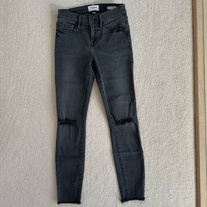 FRAME CROPPED SKINNY JEANS / SIZE 26